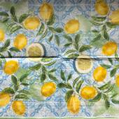 Салфетка 33*33 см "Лимоны" - Кухонная тематика и еда