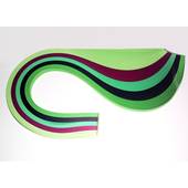 Бумага для квиллинга, №70, ЗЕЛЕНЬ И ВИНОГРАД, 3 мм, 150 полос - Бумага