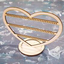 Подставка для украшений "Сердце" - Фигурные заготовки из фанеры