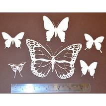 Чипборд "Бабочки", 14х21 см - Объемные элементы