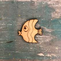 Заготовка-миниатюра "Рыбка" - Фигурные заготовки из фанеры
