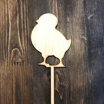 Топпер "Цыпленок" - Фигурные заготовки из фанеры