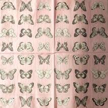 Салфетка 33*33 см "Бабочки" - Флора и фауна