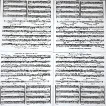 Салфетка 33*33 см "Ноты на белом фоне" - Салфетки