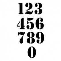 Трафарет "Цифры", 15*20 см, D1023 - Трафареты