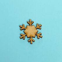 Миниатюра "Снежинка", 40*40 мм - Фигурные заготовки из фанеры