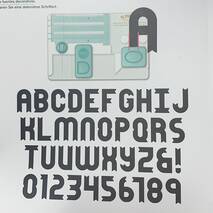 Доска для вырезки букв и цифр "Мини Алфавит", We R memory keepers - Инструменты