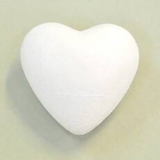 Сердце пенопластовое, 5 см - Заготовки из пенопласта