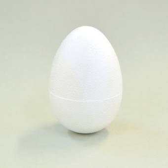 Яйцо пенопластовое, 8 см - Заготовки из пенопласта