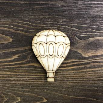 Миниатюра "Воздушный шар с гравировкой" - Фигурные заготовки из фанеры