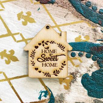 Заготовка "Домик Home sweet home" - Фигурные заготовки из фанеры
