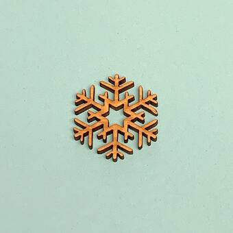 Миниатюра "Снежинка", 40*40 мм - Фигурные заготовки из фанеры