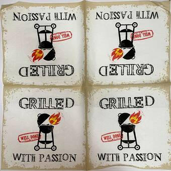 Салфетка 33*33 см "Grilled" - Салфетки