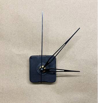 Часовой механизм 18мм, №31 с фигурными стрелками - Основы для часов