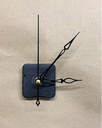 Часовой механизм 18мм, №35 с фигурными стрелками - Основы для часов