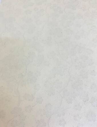 Бумага ручной работы с металлизированным напылением «Сакура», белый, А4 - Бумага