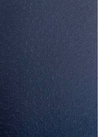 Бумага ручной работы с металлизированным напылением «Точки», серебро на синем фоне, А4 - Бумага